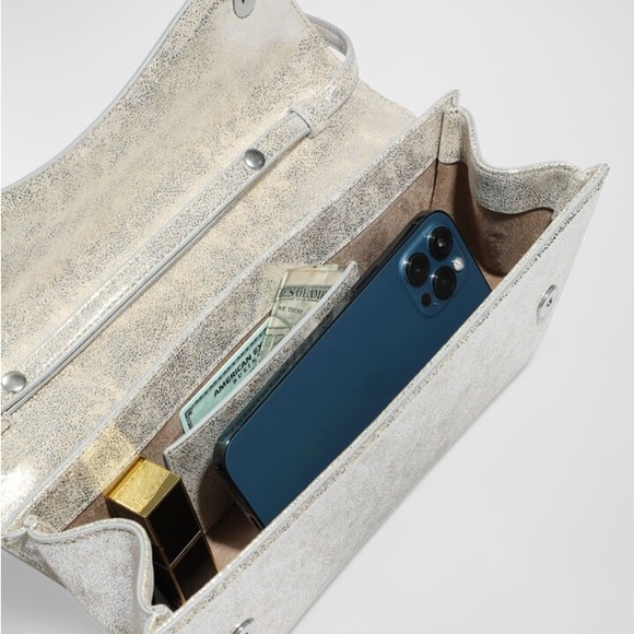 SOLD OUT Alexis Bittar Candy Box Metallic Top-Handle Bag - Picture 3 of 4